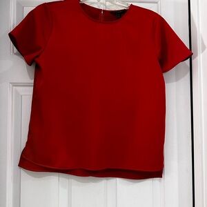 Elegant Deep Orange Women's Top